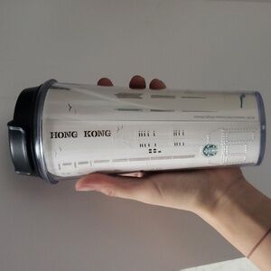 Starbucks 2015 Hong Kong 16 oz travel mug paper laser cut